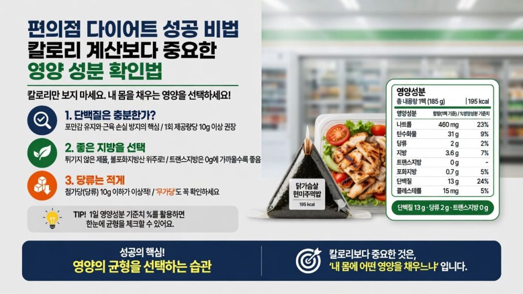 편의점 다이어트 성공 비법