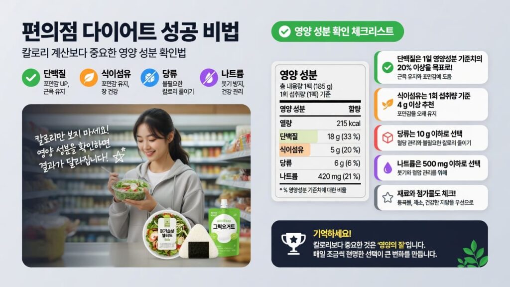 편의점 다이어트 성공 비법